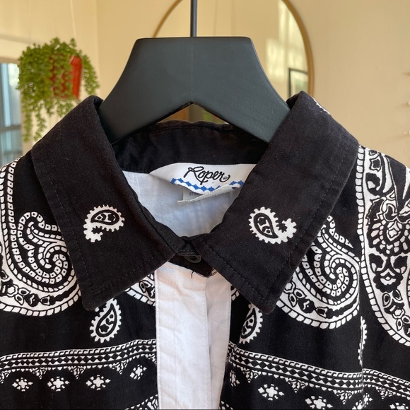 Vintage Roper Paisley Western Top - Picture 4 of 16